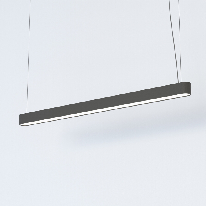 Lampa suspendata SOFT cu tub LED, grafit, 3000K, flux 3200 lm, lungime 125 cm - NOWODVORSKI 7525 [2]