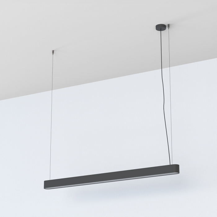 Lampa suspendata SOFT cu tub LED, grafit, 3000K, flux 3200 lm, lungime 125 cm - NOWODVORSKI 7525 [4]