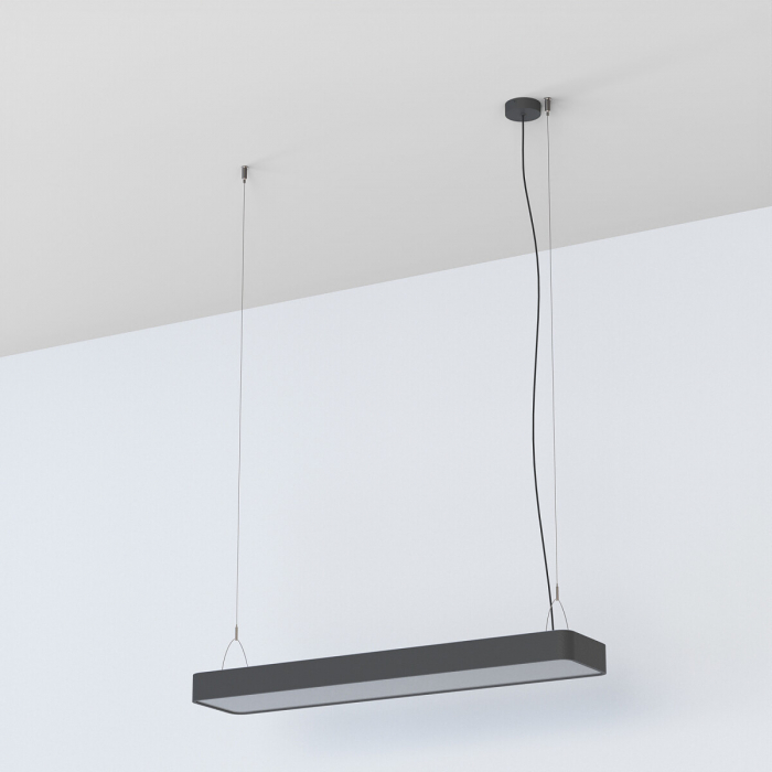 Lustră SOFT cu tub LED, grafit, 3000K, flux 4600 lm, 93.5 cm - NOWODVORSKI 7532 [3]