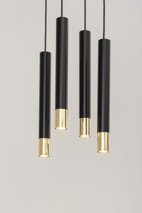 Lampa suspendata alba cu auriu SOPEL GRAND IV, 28 cm - sigma [3]