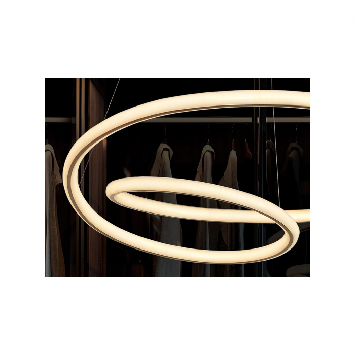 Lampa suspendata TUBE LED aurie, 47 W, 3000K, diametru 60 cm - SCHULLER [3]