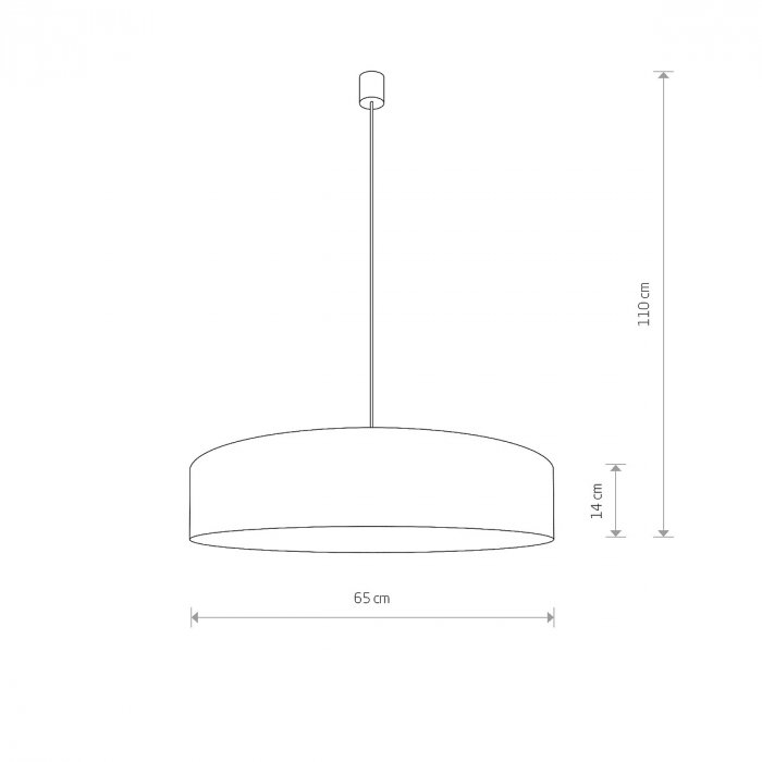 Lampa suspendata TURDA IV, auriu/alb, 3*E27, 15W, diametru 65 cm - NOWODVORSKI [5]