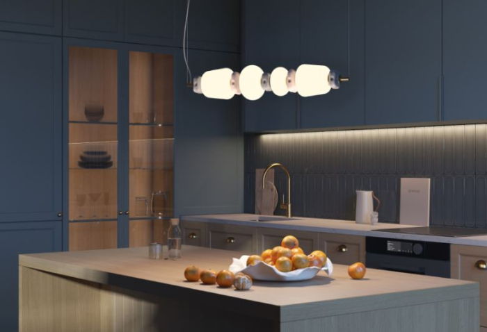 Lampă suspendată LED CERAMIC HORIZONTAL multicoloră, 3000K, 71 cm-Nowodvorski [7]
