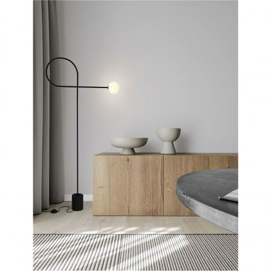 Lampadar DEDALO, negru/alb, 1*G9, inaltime 150 cm - NOVA LUCE [5]