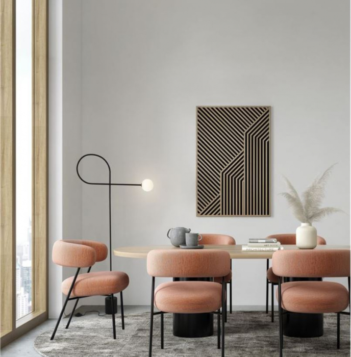 Lampadar DEDALO, negru/alb, 1*G9, inaltime 150 cm - NOVA LUCE [4]