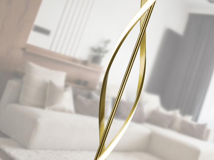 Lampadar DIDO auriu, 3000K, inaltime 155 cm - SCHULLER [3]