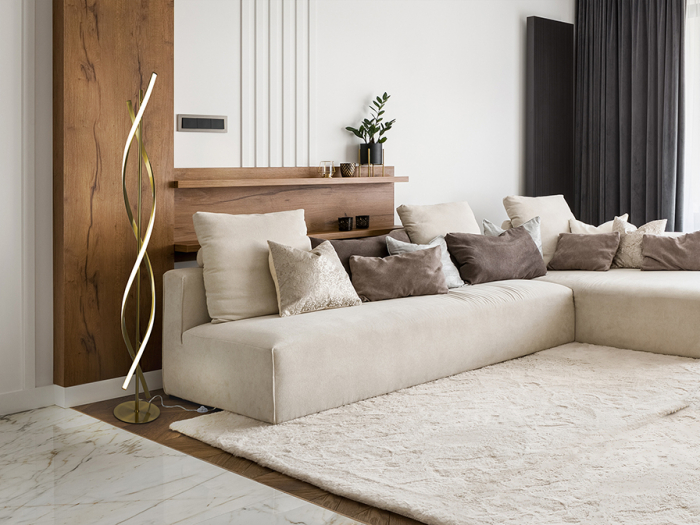 Lampadar DIDO auriu, 3000K, inaltime 155 cm - SCHULLER [4]