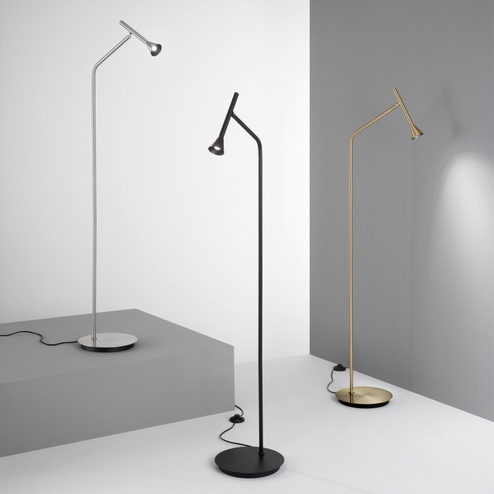 Lampadar DIESIS, negru, 3000K, 300 lm, inaltime 151 cm - IDEAL LUX [2]