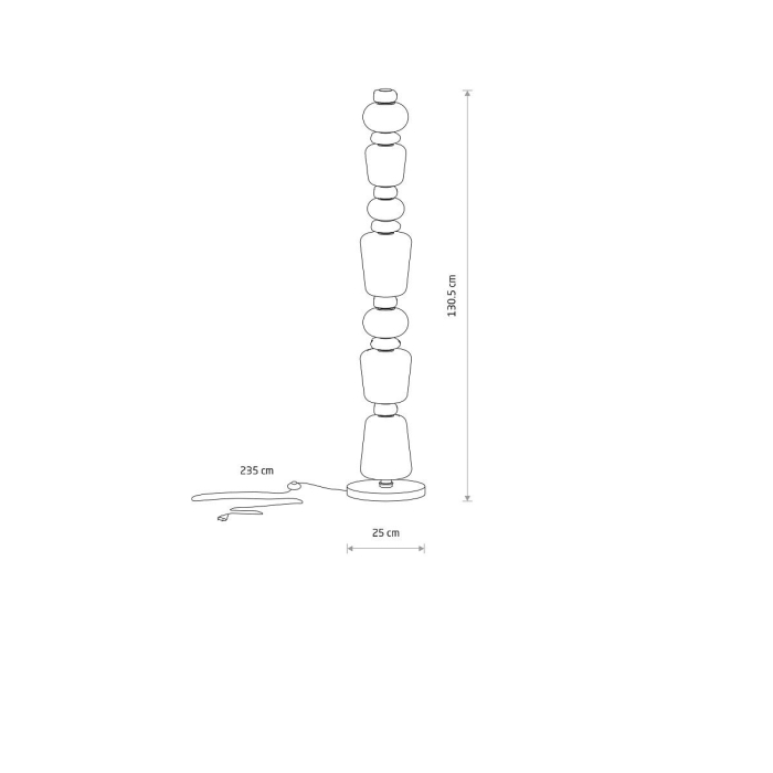 Lampadar LED CERAMIC, multicolor, 3000K, 130.5 cm - Nowodvorski [7]