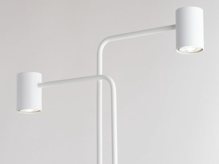 Lampadar LUIS alb, 2*GU10, 25W, inaltime 164 cm - SIGMA [2]