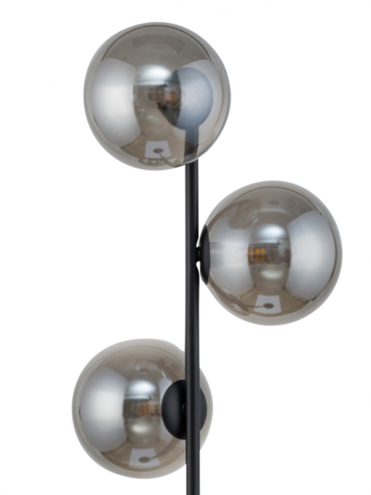 Lampadar ORO, negru/gri, 3*G9, 12W, inaltime 161 cm - SIGMA [2]