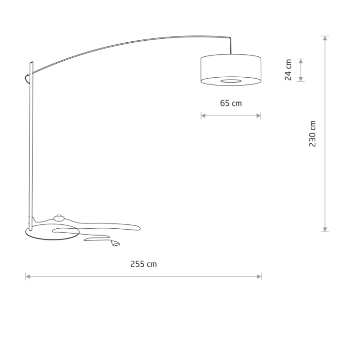 Lampadar POISE B, multicolor, 1*E27, 230 cm - Nowodvorski 11430 [8]