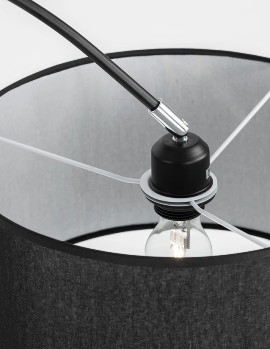 Lampadar SAMA, negru, 180 cm - Nova Luce [6]