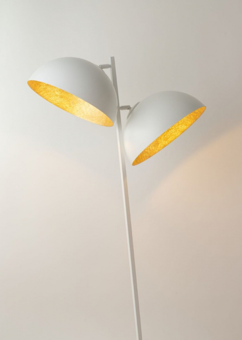 Lampadar SFERA alb/auriu, inaltime 156 cm - Sigma [2]