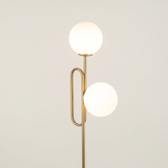 Lampadar TES, auriu/alb, 2*G9, 12W, inaltime 164 cm - SIGMA [2]