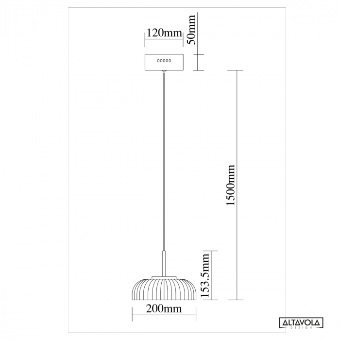 Lampa suspendata LED VITRUM Altavola Design [3]