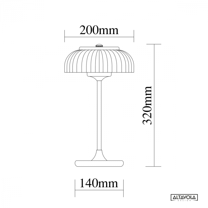 Lampa de masa LED VITRUM Altavola Design [2]