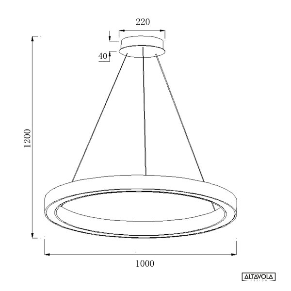 Lampa suspendata LED BILLIONS Altavola Design [3]