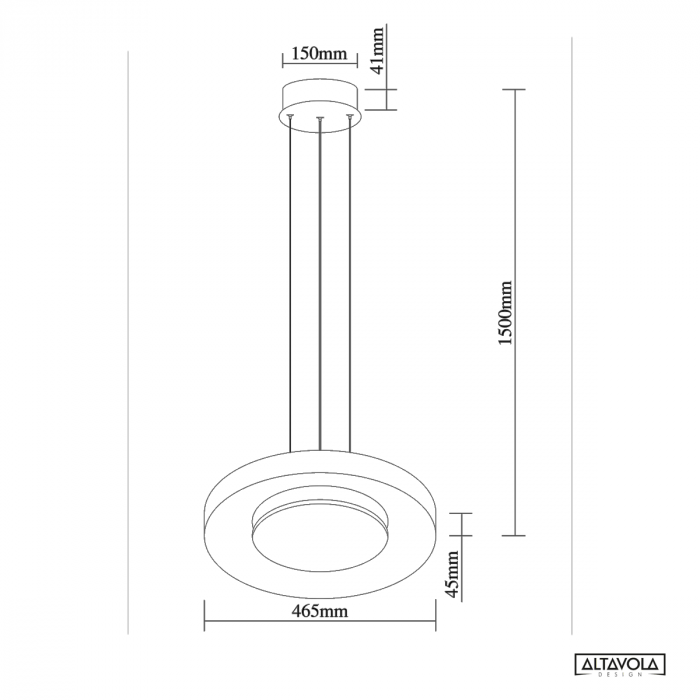 Lampa suspendata LED FUTURO Altavola Design [2]