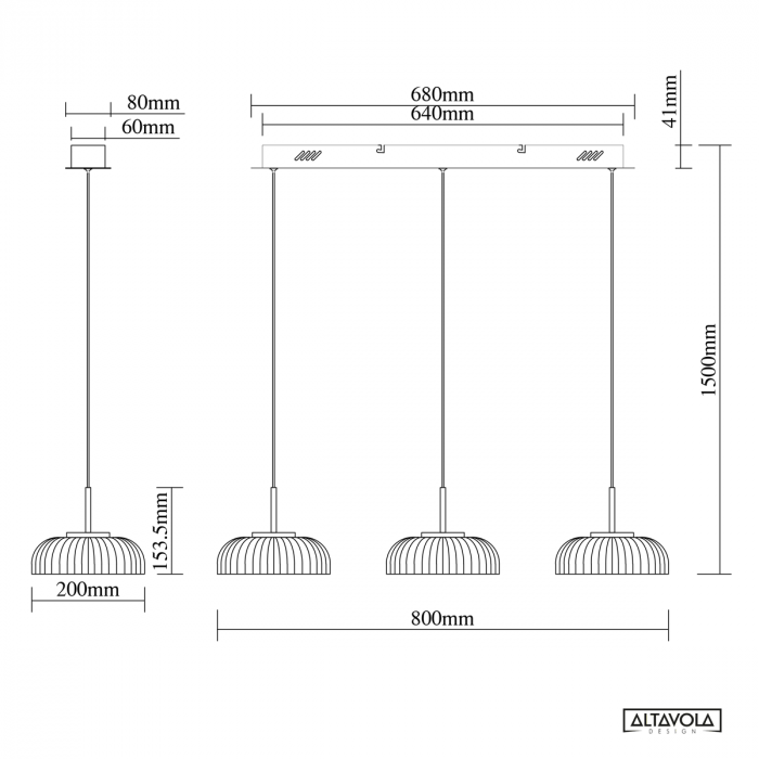 Candelabru LED VITRUM Altavola Design [3]