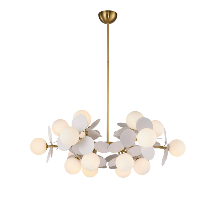 Lustră CHIC, alb/auriu, 90 cm - Step into Design [3]