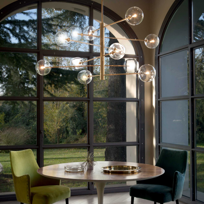 Candelabru EQUINOXE SP12, crom, diametru 128 cm - IDEAL LUX [4]