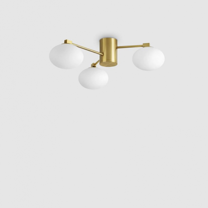 Lustra tip plafoniera HERMES III, alama/alb, 3*G9, diametru 60 cm - IDEAL LUX [2]