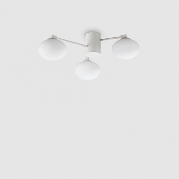 Lustra tip plafoniera HERMES III, alb, 3*G9, diametru 60 cm - IDEAL LUX [2]