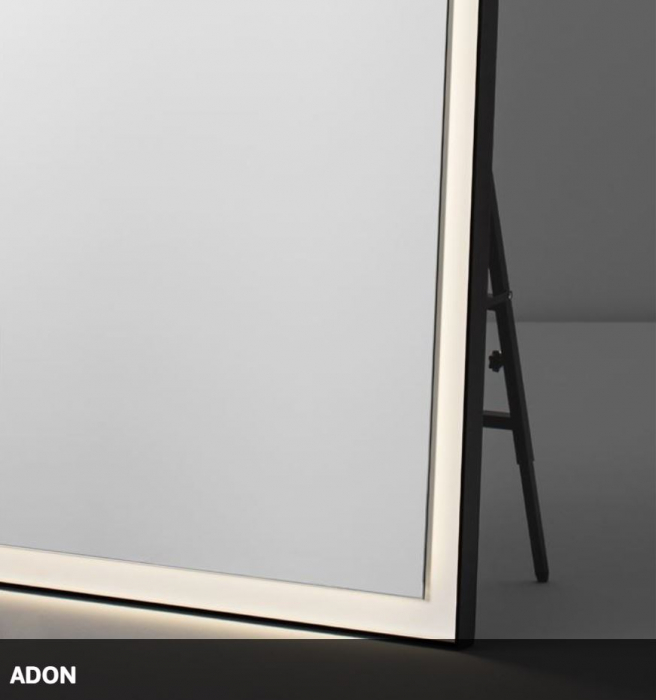 Oglinda dreptunghiulara LED ADON, iluminare frontala, 1012 lm, IP44, intrerupator touch, 150*75 cm - NOVA LUCE [3]