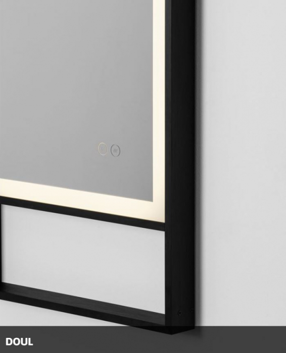 Oglinda dreptunghiulara LED DOUL, iluminare frontala, 385 lm, IP44, intrerupator touch, functie dezaburire, 40*120 cm - NOVA LUCE [5]