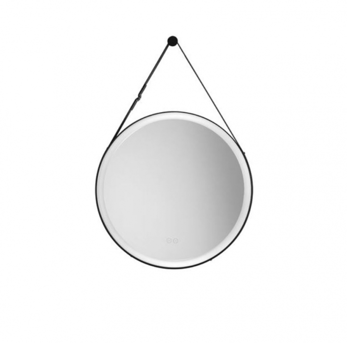Oglinda rotunda LED REMS, iluminare frontala, curea decorativa, 701 lm, IP44, intrerupator touch, functie dezaburire, diametru 64 cm - NOVA LUCE [4]