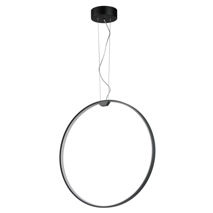 Lampă suspendată LED ACIRCULO, neagră, 3000K, 50 cm - Step into Design [2]
