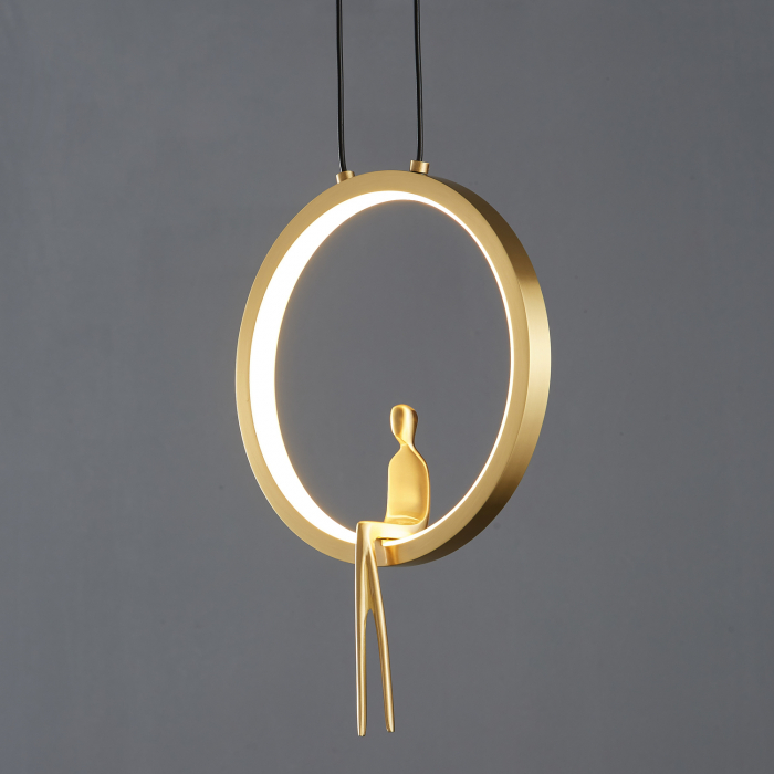 Lampă suspendată LED AMICI, aurie, 3000K - Step into Design [5]