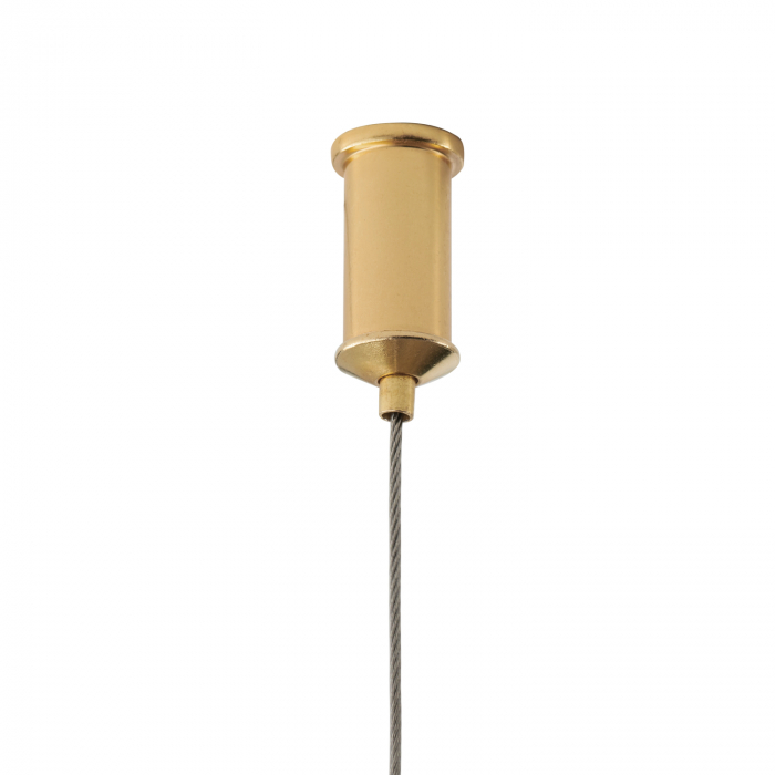 Lustră suspendată LED LONGIN aurie, 3000K, 120 cm [18]