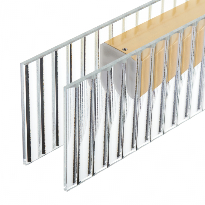 Lustră suspendată LED LONGIN aurie, 3000K, 120 cm [14]