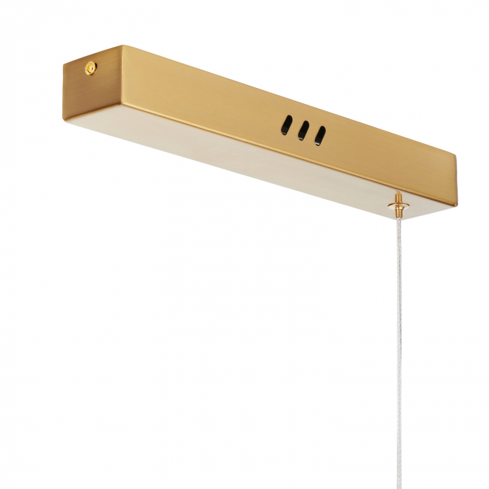 Lustră suspendată LED LONGIN aurie, 3000K, 120 cm [17]
