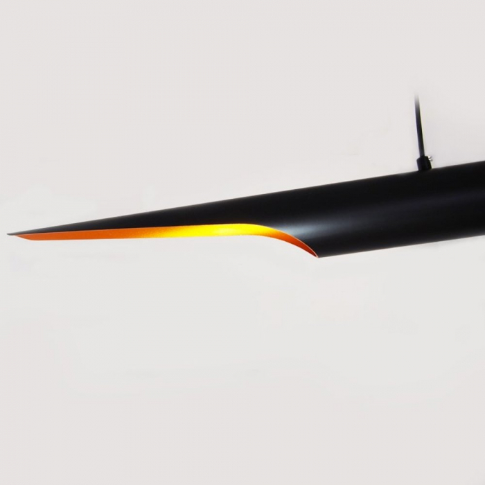 Lampă suspendată TUBE neagră, 100 cm - Step into Design [2]