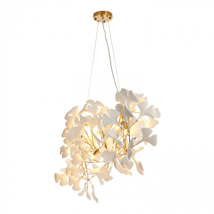 Candelabru BOTANIKA WAVE, auriu/alb, 125 cm - STEP INTO DESIGN [6]