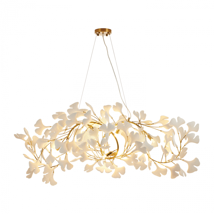 Candelabru BOTANIKA WAVE, auriu/alb, 125 cm - STEP INTO DESIGN [2]