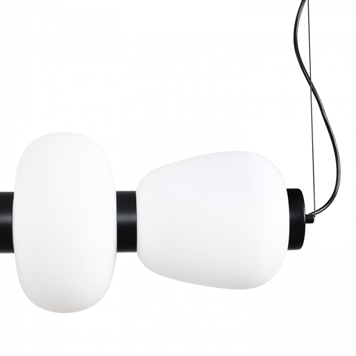 Lampă suspendată LED BRILLA-6, negru/alb, 3000 K, 125 cm [6]