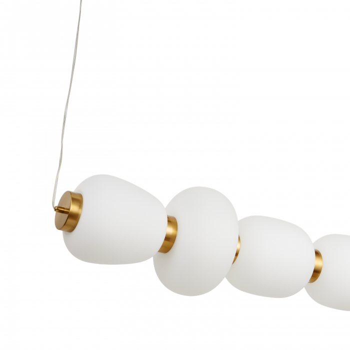 Lampă suspendată LED BRILLA-6, auriu/alb, 3000K, 125 cm [5]
