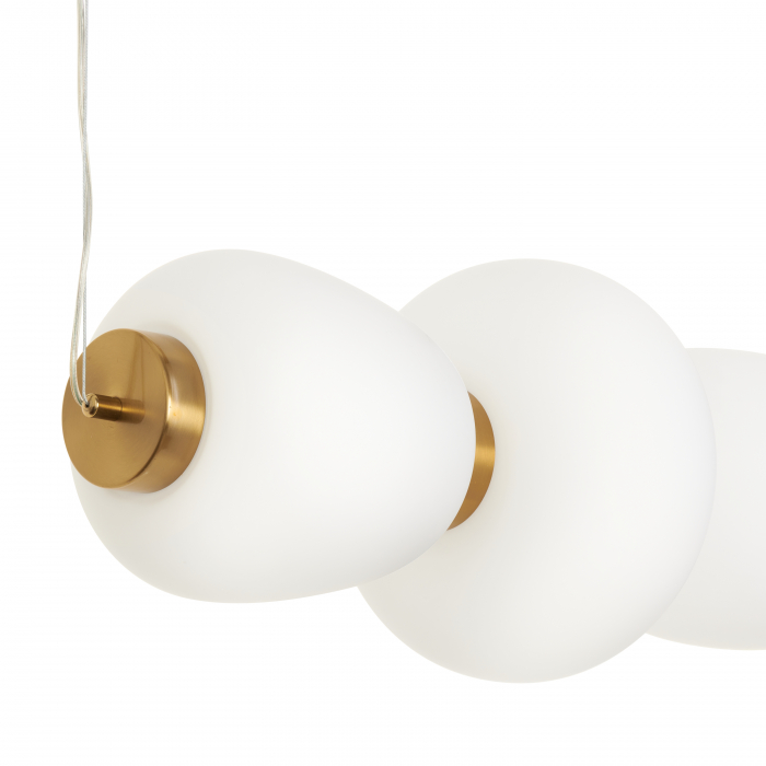 Lampă suspendată LED BRILLA-6, auriu/alb, 3000K, 125 cm [9]