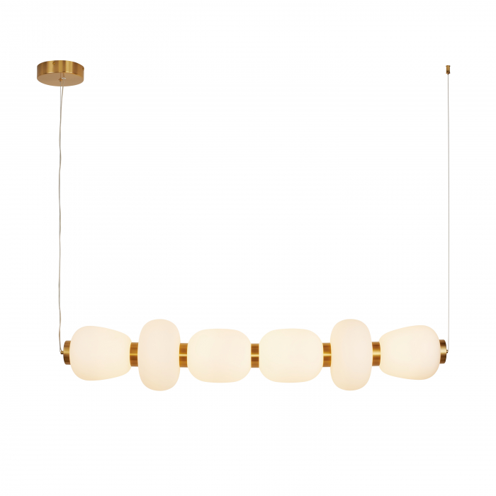 Lampă suspendată LED BRILLA-6, auriu/alb, 3000K, 125 cm [2]