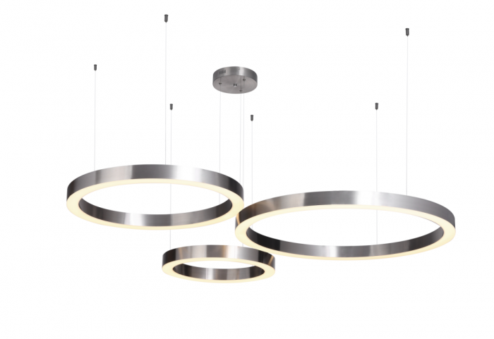 Lampă suspendată LED CIRCLE, nichel, 100 cm - Step into Design [10]