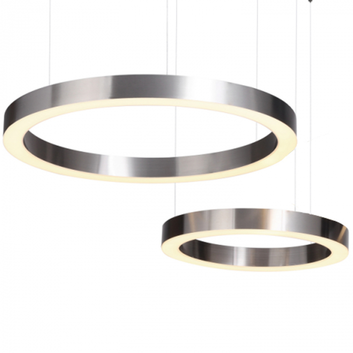 Lampă suspendată LED CIRCLE, nichel, diametre 60/80 cm - Step into Design [2]