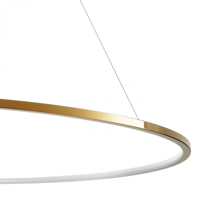 Lampă suspendată LED CIRCLE SLIM, aurie, 120 cm - Step into Design [3]
