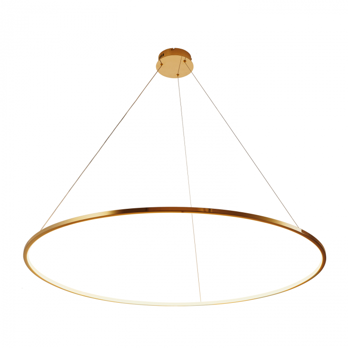 Lampă suspendată LED CIRCLE SLIM, aurie, 120 cm - Step into Design [2]