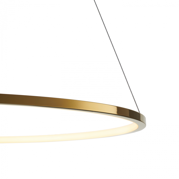 Lampă suspendată LED CIRCLE SLIM, aurie, 80 cm - Step into Design [3]