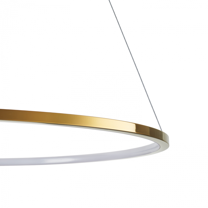 Lampă suspendată LED CIRCLE SLIM, aurie, 80 cm - Step into Design [2]