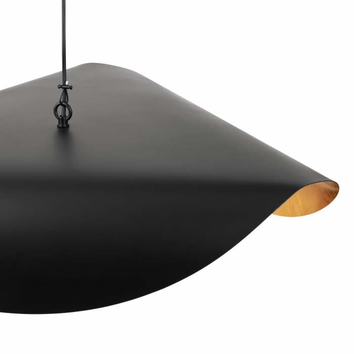 Lustră suspendată ENZO, negru/auriu, 60 cm - Step Into Design [10]